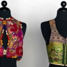TWO WOMEN'S FOLK VESTS, SLOVAKIA, 1850-1899
