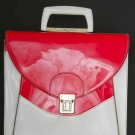 MOD PATENT LEATHER HANDBAG, FRANCE, 1960s