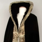 VELVET &amp; CHINCHILLA OPERA CAPE, 1910-1920