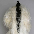 MR BLACKWELL FEATHER COAT, 1980s