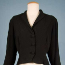 VALENTINA BLACK WOOL JACKET, 1935