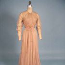 VALENTINA NUDE SILK EVENING GOWN, 1938