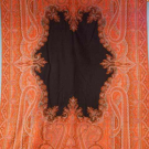 RECTANGULAR WOVEN PAISLEY SHAWL, EUROPE, 1850-1890