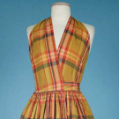 BONNIE CASHIN COTTON PLAID SUNDRESS, 1954