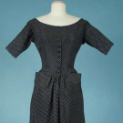 TWO BONNIE CASHIN BLACK &amp; WHITE DRESSES, 1948 &amp; 1950