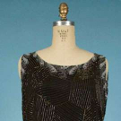 COPPER BEADED EVENING DRESS, EARLY 1920s