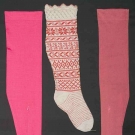FIVE PAIR LADIES' STOCKINGS, LATE 19TH-EARLY 20TH C