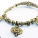 FIVE PIECES ETHNIC JEWELRY, c. 1900