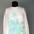 SILK CHIFFON CAFTAN, ITALY, 1965-1975