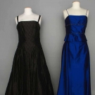 TWO DESIGNER SILK BALLGOWNS, LATE 20TH C