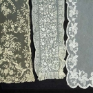 THREE LACE STOLES, 19th C