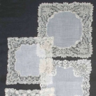 FOUR WEDDING HANKIES, 1910-1930