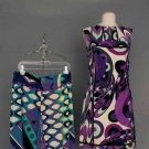 TWO PUCCI VELVET GARMENTS, 1965-1975