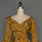 CEIL CHAPMAN PRINTED GOWN, LATE 1940s