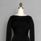 CEIL CHAPMAN EVENING DRESS, c. 1950