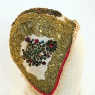 NEWBORN'S EMBROIDERED CAP, EUROPE, 18TH C