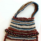 GLASS BEADED POUCH, AFRICA