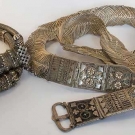 TWO SILVER BELTS, INDIA, c. 1900