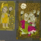 TWO BAILLON NEEDLEWORK PANELS, 1967 &amp; 1968