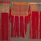 THREE FRINGED APRONS, CROATIA, 1850-1890s