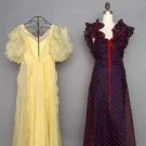 TWO ORGANDY TEA GOWNS, c. 1935