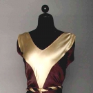 SATIN EVENING GOWN, 1930s