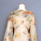 PRINTED CHIFFON GOWN, 1930s