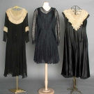 THREE SILK &amp; LACE DRESSES, 1930s