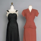 TWO DRESSES, 1940s
