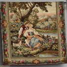 NEEDLEPOINT WALL HANGING, EARLY 20TH C