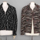 TWO CHANEL LG SZ JACKETS, 2000s