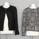 TWO CHANEL XLG SZ JACKETS, 2000s