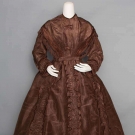 SILK MOIRE AFTERNOON DRESS, 1850