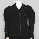 BLACK WOOL WALKING SUIT, c. 1895
