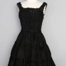 BALMAIN COUTURE LACE PARTY DRESS, 1950s