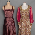 TWO AMERICAN DESIGNER GOWNS, 1940s &amp; 1960s
