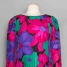 YVES SAINT LAURENT COUTURE DRESS, c. 1966