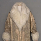 GOLD LAME OPERA COAT, 1920s