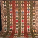 PIECED COTTON QUILT, EARLY 19TH C