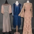 THREE LACE EVENING GOWNS, 1928-1935