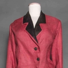 RED LINEN WALKING SUIT, 1910