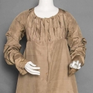 SILK TAFFETA DAY DRESS, c. 1800