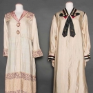 TWO LADIES' RAW SILK DAY COATS, 1912-1915