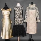 THREE PARTY DRESSES, 1960s