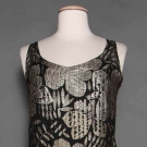 SILVER LAME EVENING GOWN, 1928-1930