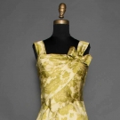 MAIN BOCHER CHINE PRINT GOWN, c. 1960