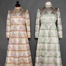 TWO MOLLY PARNIS EVENING GOWNS, 1960s