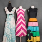THREE COLORFUL SUMMER GARMENTS, 1965-1975