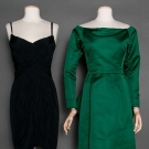 TWO SCAASI COCKTAIL DRESSES, 1980-1990