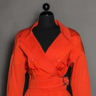 THIERRY MUGLER RED COAT DRESS, 1980s